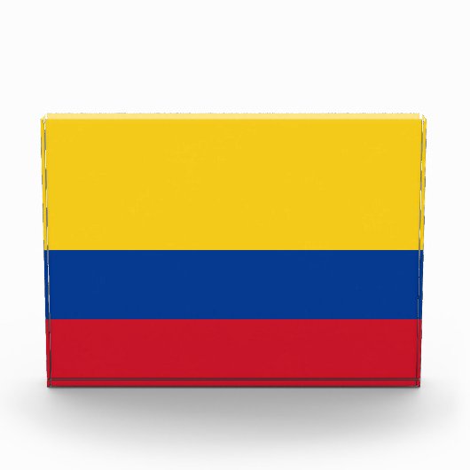 Bloc Photo Drapeau de Colombie (Devant)