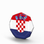 Bloc Photo Drapeau de Croatie (Droite)