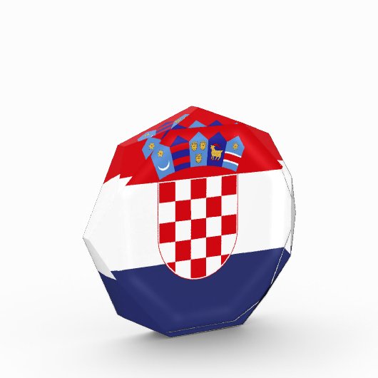 Bloc Photo Drapeau de Croatie (Gauche)