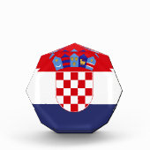 Bloc Photo Drapeau de Croatie (Devant)