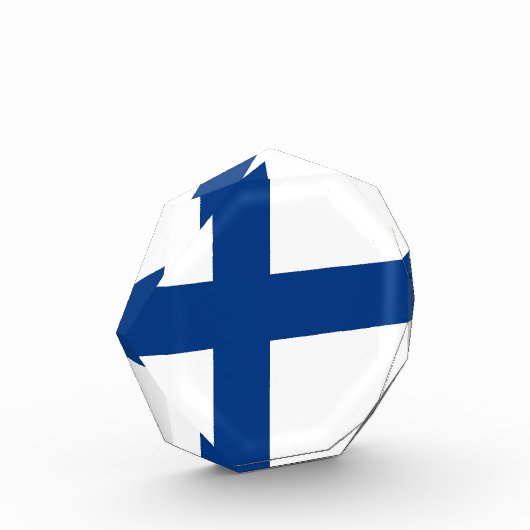 Bloc Photo Drapeau de Finlande (Gauche)