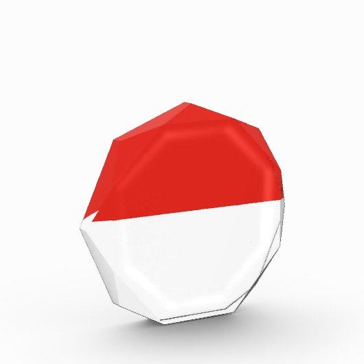 Bloc Photo Drapeau de l'Indonésie (Gauche)