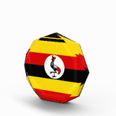 Bloc Photo Drapeau de l'Ouganda (Droite)
