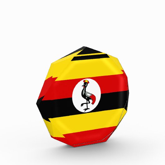 Bloc Photo Drapeau de l'Ouganda (Gauche)