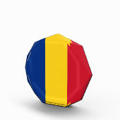 Bloc Photo Drapeau de Roumanie (Droite)