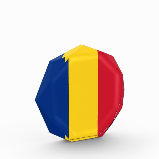Bloc Photo Drapeau de Roumanie (Gauche)