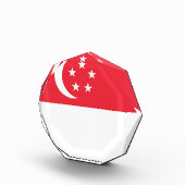 Bloc Photo Drapeau de Singapour (Droite)