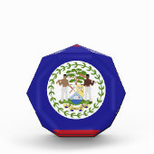 Bloc Photo Drapeau du Belize (Devant)