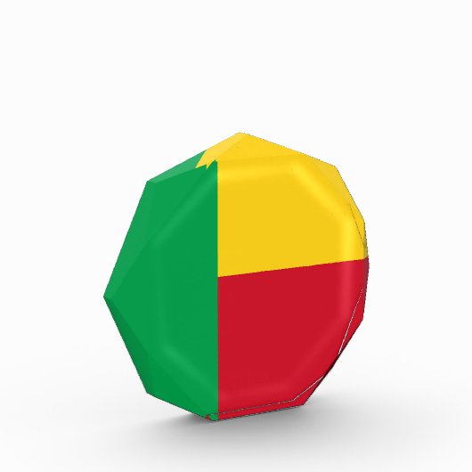 Bloc Photo Drapeau du Bénin (Gauche)
