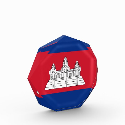Bloc Photo drapeau du Cambodge (Gauche)
