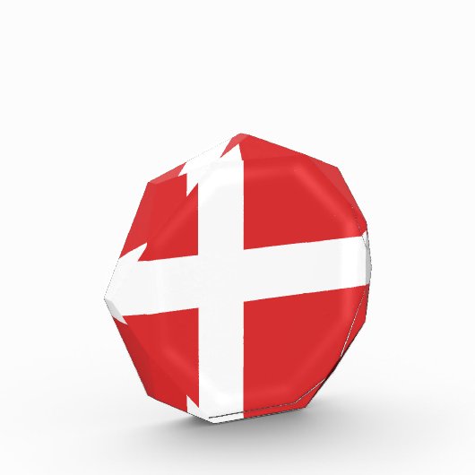 Bloc Photo Drapeau du Danemark (Gauche)