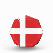 Bloc Photo Drapeau du Danemark (Devant)