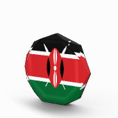 Bloc Photo Drapeau du Kenya (Droite)