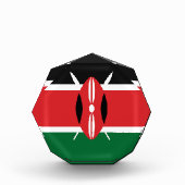Bloc Photo Drapeau du Kenya (Devant)