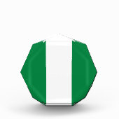 Bloc Photo Drapeau du Nigeria (Devant)