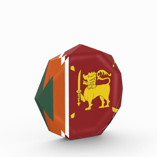Bloc Photo Drapeau du Sri Lanka (Gauche)