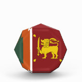 Bloc Photo Drapeau du Sri Lanka (Devant)