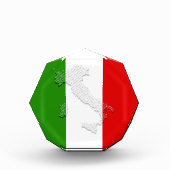 Bloc Photo Drapeau italien (Devant)