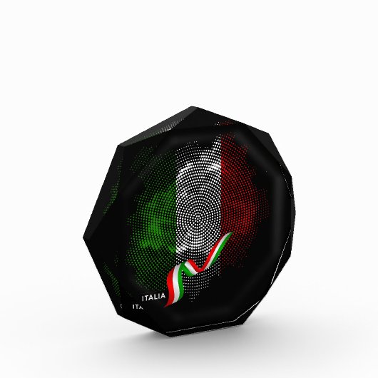 Bloc Photo Drapeau italien (Gauche)