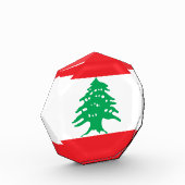 Bloc Photo Drapeau libanais (Gauche)