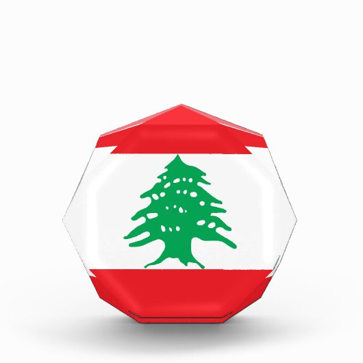 Bloc Photo Drapeau libanais (Devant)