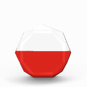 Bloc Photo Drapeau polonais (Devant)