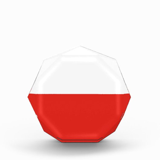 Bloc Photo Drapeau polonais (Devant)