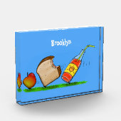 Bloc Photo Drôle de dessin animé de fourmis (Gauche)