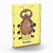 Bloc Photo Drôle drôle de personnage de dessin animé de cafar (Gauche)