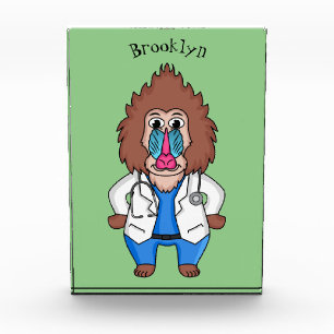 Bloc Photo Drôle manuel dessin d'un médecin