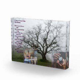 Bloc Photo Drôle mignon cadeau poème pour amie