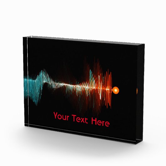 Bloc Photo Dualité de la vague de particules (Droite)