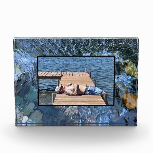 Bloc Photo Eau de ruissellement, ruisseau, vapeur, Pierres so (Devant)