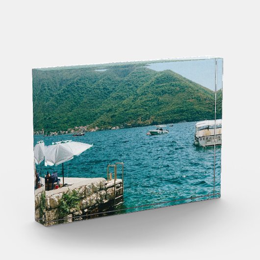 Bloc Photo Eaux turquouises de Perast - Monténégro (Gauche)