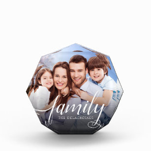 Bloc Photo Écriture manuscrite de photos de famille personnal