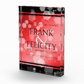 Bloc Photo Élégant 40ème 80ème anniversaire de Ruby Mariage (Droite)