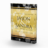 Bloc Photo Élégant 50e anniversaire de Mariage d'or (Droite)