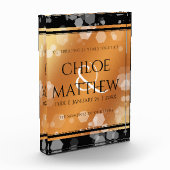 Bloc Photo Élégant 7e 22e 49e anniversaire de Mariage de cuiv (Gauche)