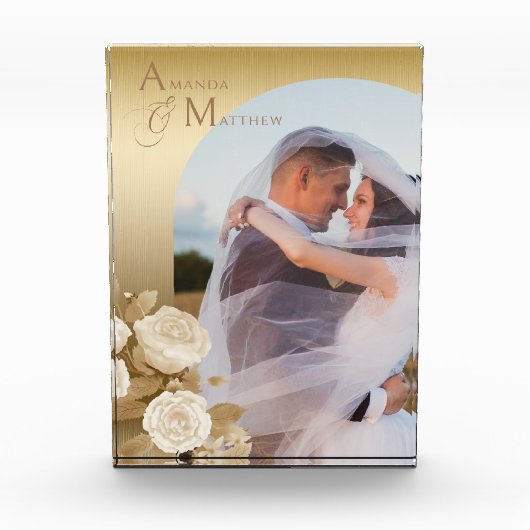 Bloc Photo Elegant Chic Gold Photo (Devant)