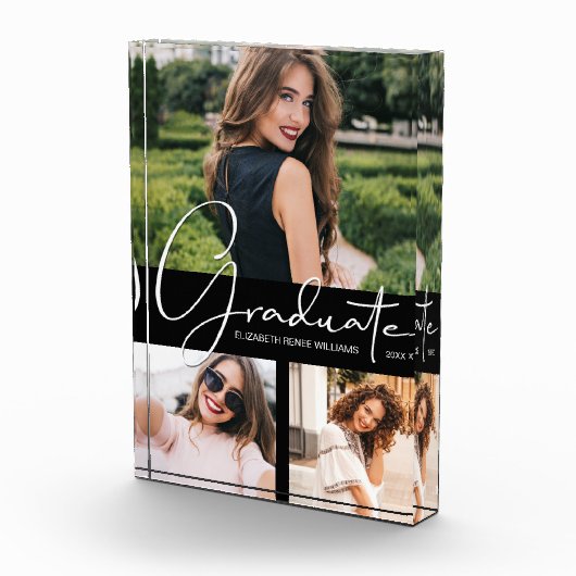 Bloc Photo Élégant collage de diplômes (Droite)