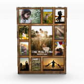 Bloc Photo Elégant Faux Bronze Cadre photo Collage (Devant)