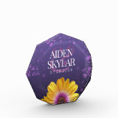 Bloc Photo Elegant Golden Daisy (Gauche)