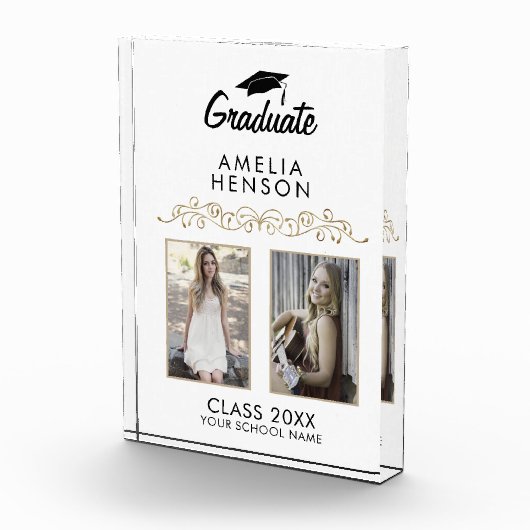 Bloc Photo Élégant grade Ornament Keepsaké 2 (Droite)
