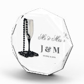 Bloc Photo Elegant Keepsake Newlyweds Gift Bride Groom  (Droite)