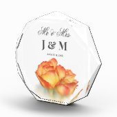 Bloc Photo Elegant Keepsake Newlyweds Gift Bride Groom  (Droite)