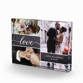 Bloc Photo Elegant Love Script Mariage photo collage (Droite)