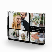 Bloc Photo Élégant Mariage noir (Droite)