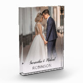 Bloc Photo Élégant Mariage personnalisé (Gauche)