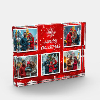 Bloc Photo Elegant Modern Christmas Family Photo Design
