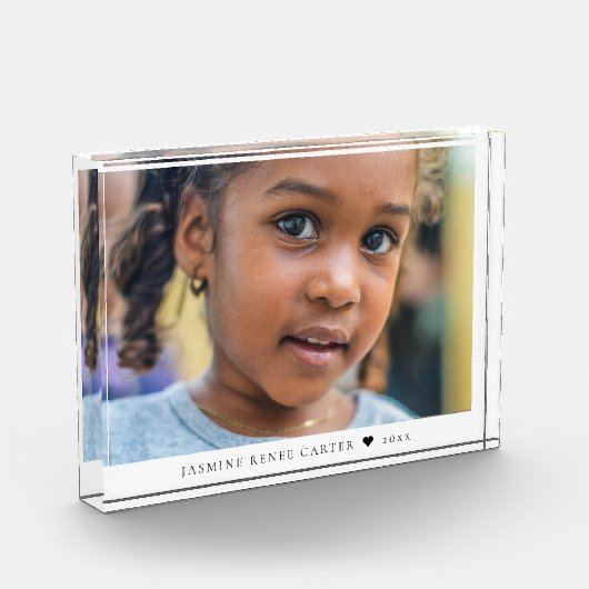 Bloc Photo Elegant Modern Photo Block (Gauche)